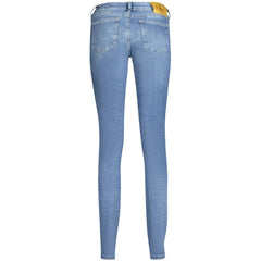 Calvin Klein Blue Cotton Women Jeans - Jeans