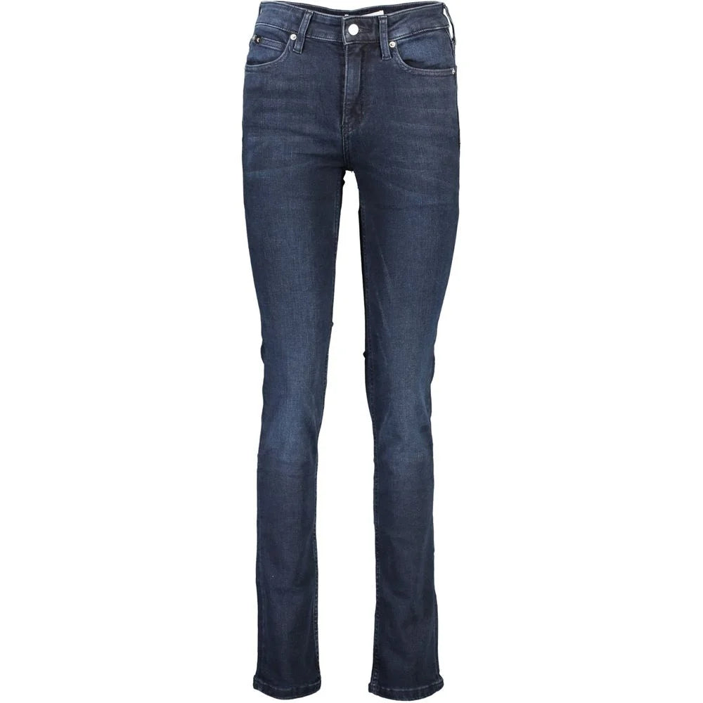 Calvin Klein Blue Cotton Women Jeans - W25 | L32 - Jeans