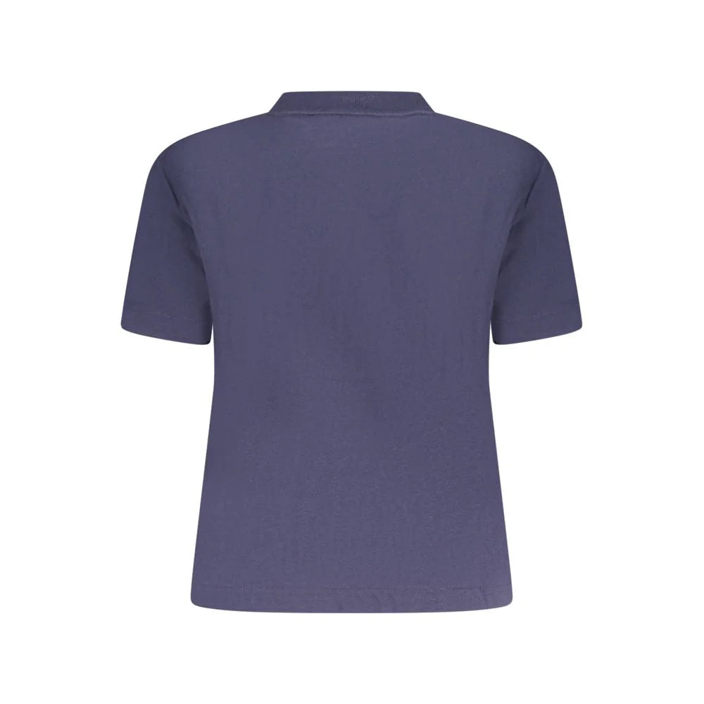 Calvin Klein Blue Cotton Women T-Shirt - T-Shirts
