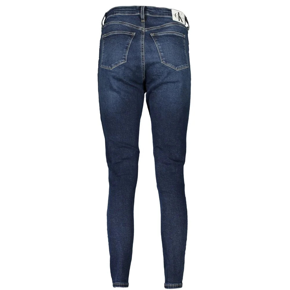 Calvin Klein Blue Cotton Women’s Skinny Ankle Jean