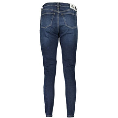 Calvin Klein Blue Cotton Women’s Skinny Ankle Jean