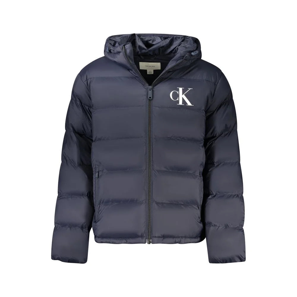 Calvin Klein Blue Polyamide Jackets & Coat