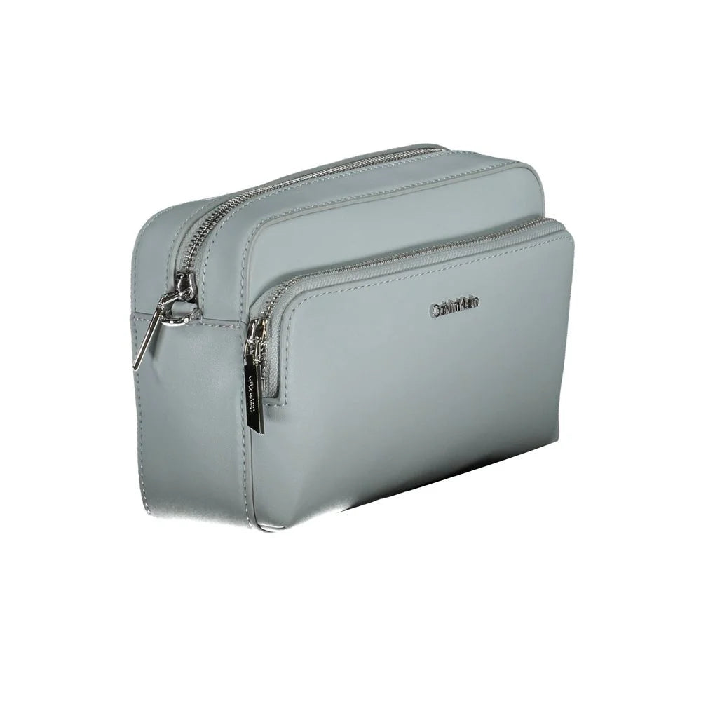 Calvin Klein Blue Polyester Handbag - Shoulder Bags