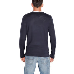 Calvin Klein Blue Recycled Wool Sportswear
