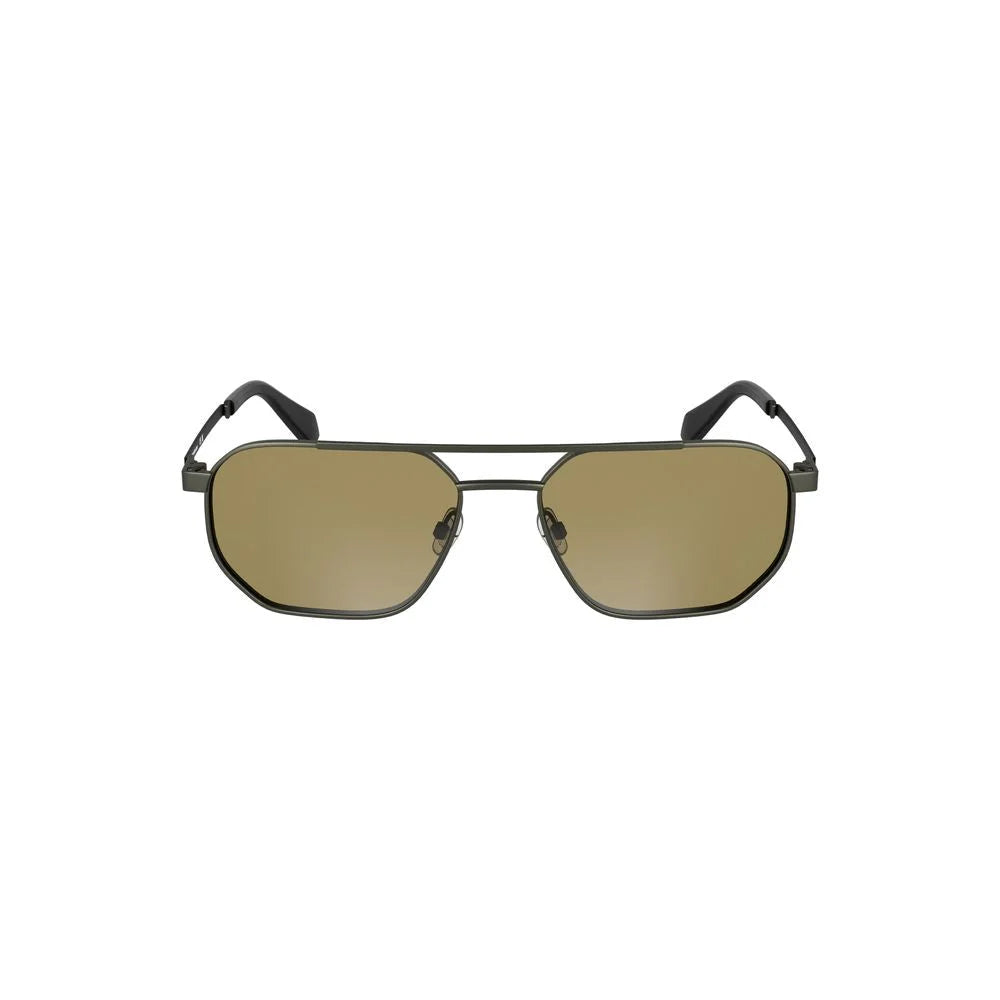 Calvin Klein Bronze Metal Men Sunglass - Sunglasses