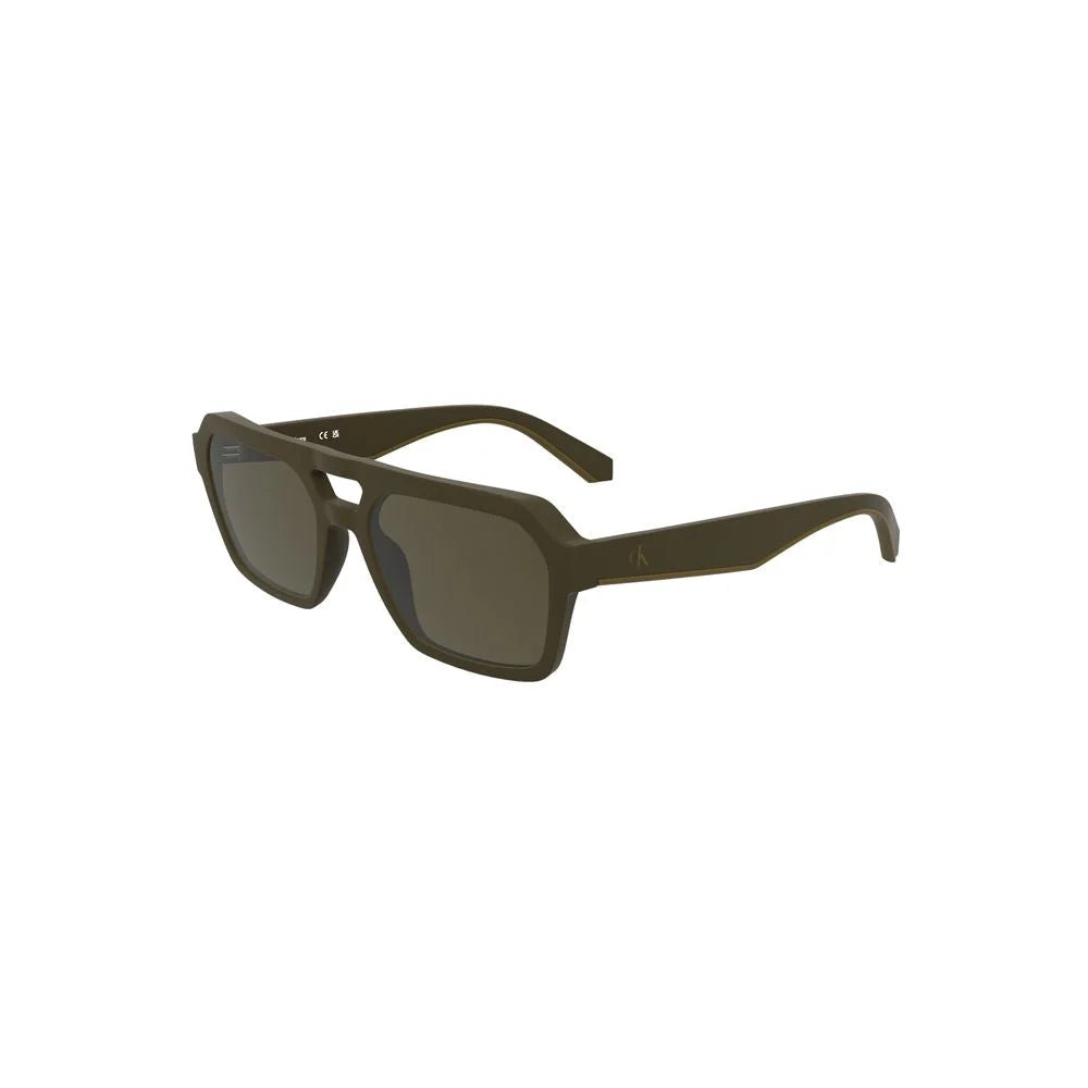 Calvin Klein Brown Bio-Based Fabric Men Sunglasses - Sunglasses