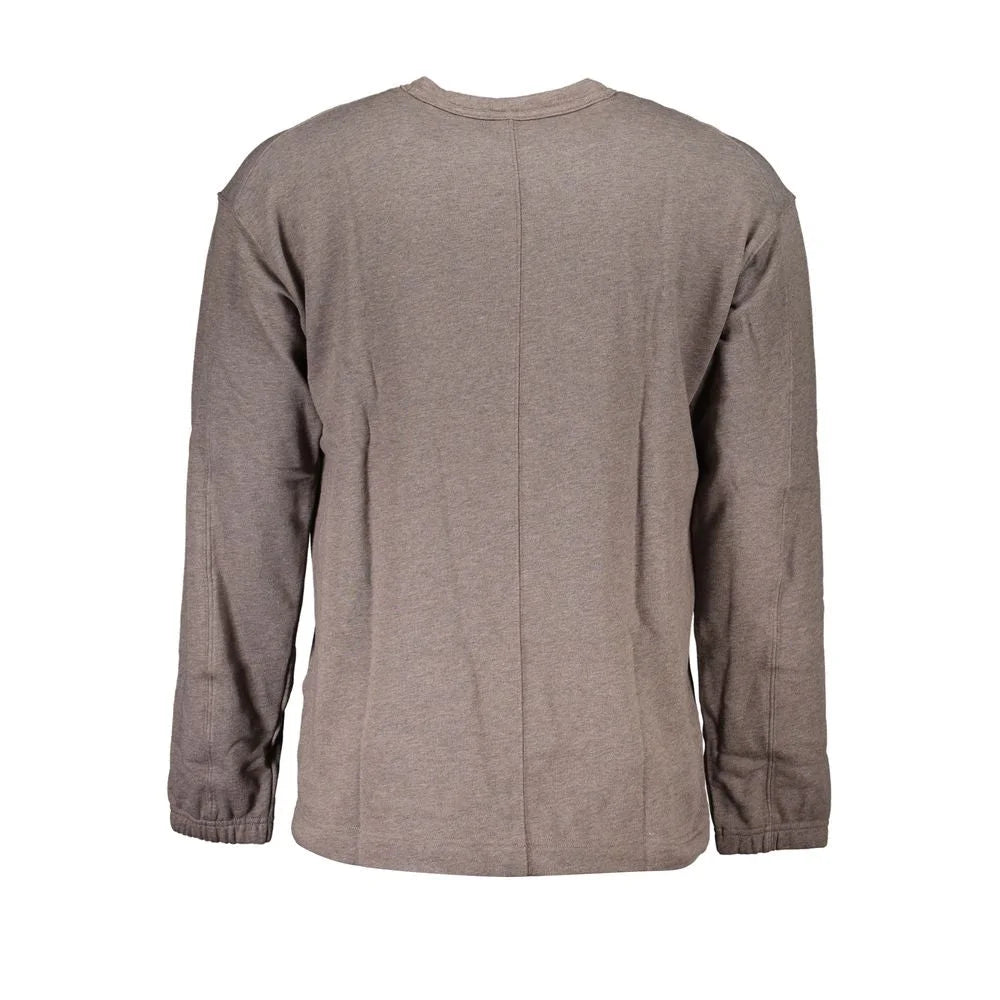 Calvin Klein Brown Cotton Men Sweater - Sweatshirts