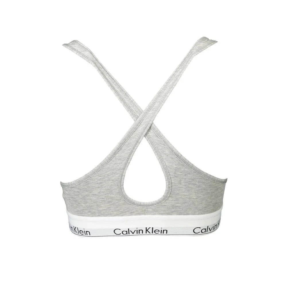 Calvin Klein Brown Cotton Women Bralette - XS