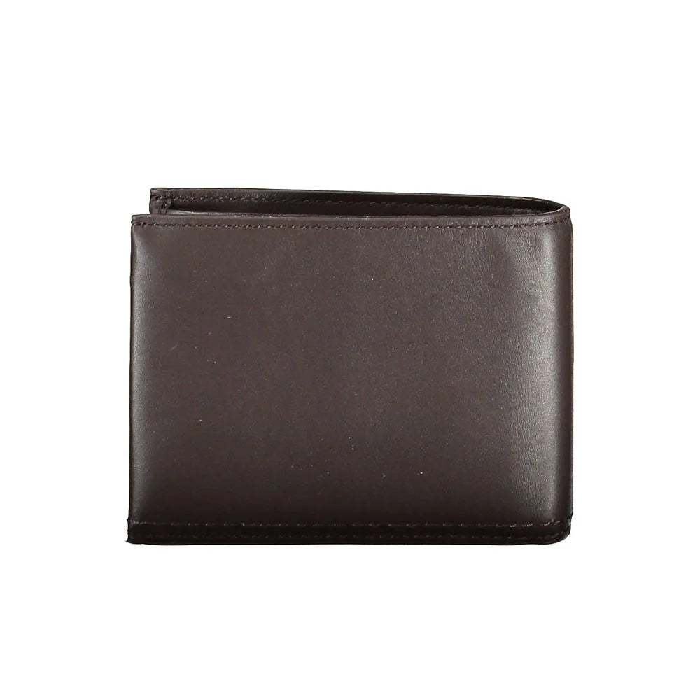 Calvin Klein Brown Leather Men Wallet - Wallets