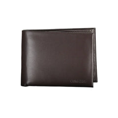 Calvin Klein Brown Leather Men Wallet - Wallets