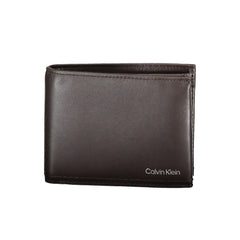Calvin Klein Brown Leather Men Wallet - Wallets