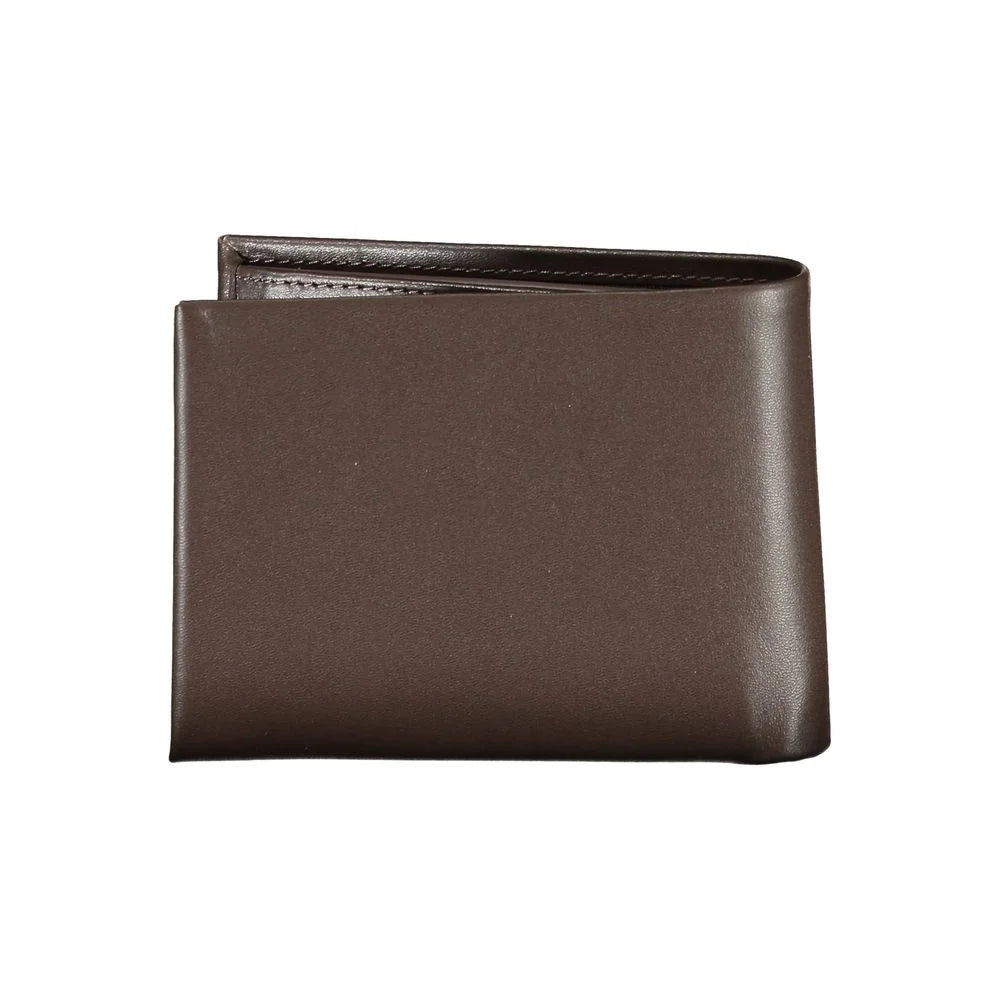 Calvin Klein Brown Leather Wallet - Wallets