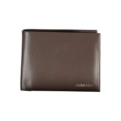 Calvin Klein Brown Leather Wallet - Wallets