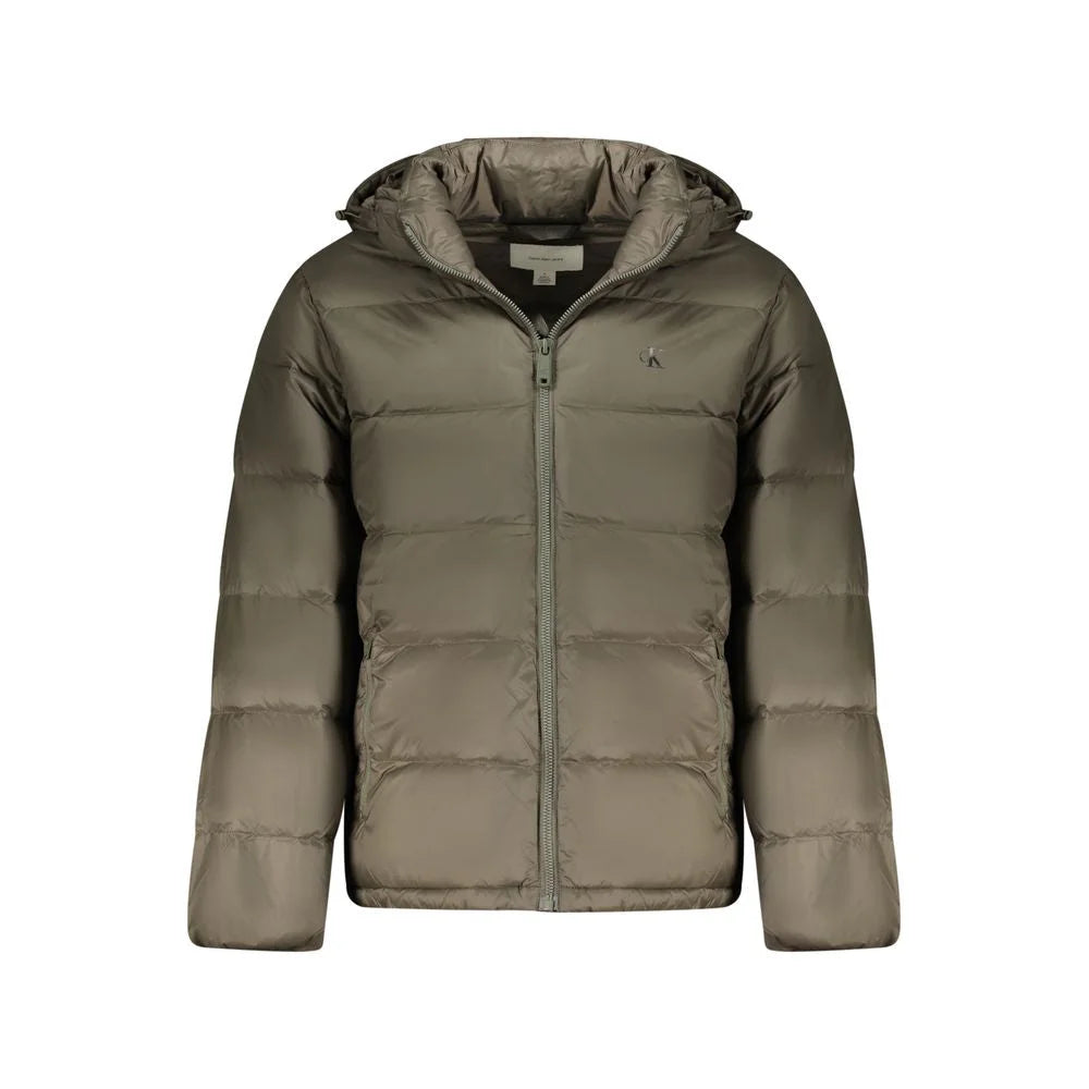 Calvin Klein Brown Polyamide Jackets & Coat - Puffer Jackets