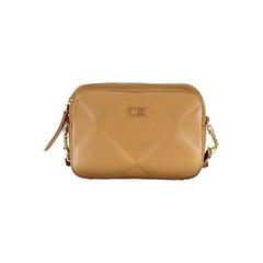 Calvin Klein Brown Polyester Handbag - Cross Body Bags