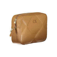 Calvin Klein Brown Polyester Handbag - Cross Body Bags