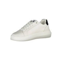 Calvin Klein Eco-Chic White Sneakers with Contrast Details - Sneakers