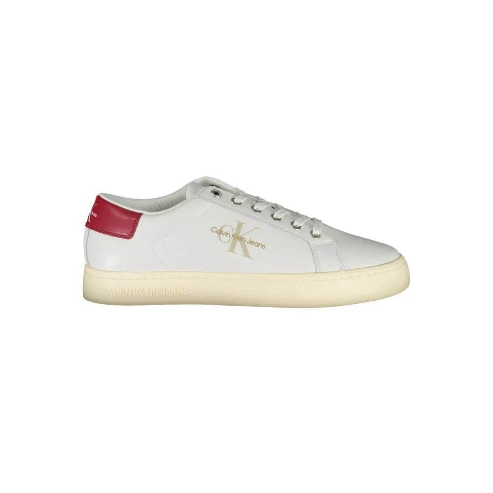 Calvin Klein Eco-Conscious White Lace-up Sneakers - Sneakers