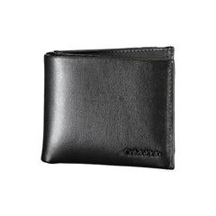 Calvin Klein Elegant Black Leather Dual-Compartment Wallet - Wallets