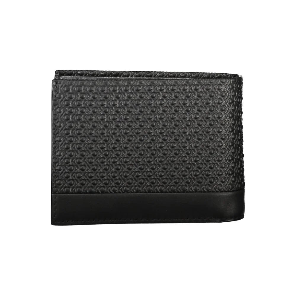 Calvin Klein Elegant Black Leather RFID Wallet - Wallets