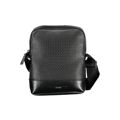 Calvin Klein Elegant Black Shoulder Bag with Contrasting Accents - Cross Body Bags
