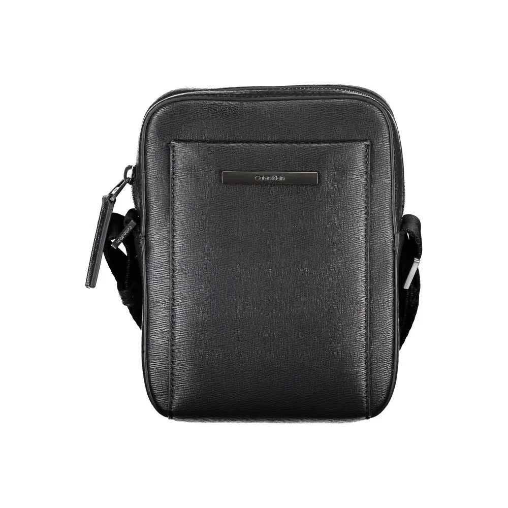 Calvin Klein Elegant Black Shoulder Bag with Sleek Detailing - Cross Body Bags