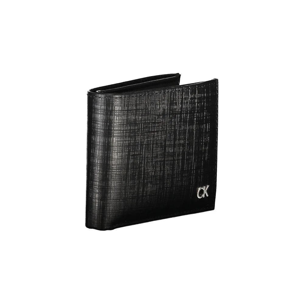 Calvin Klein Elegant Dual Compartment Leather Wallet - Wallets