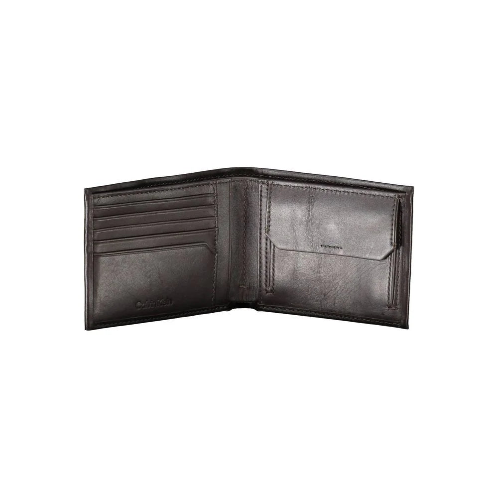 Calvin Klein Elegant Leather Dual-Compartment Wallet - Wallets