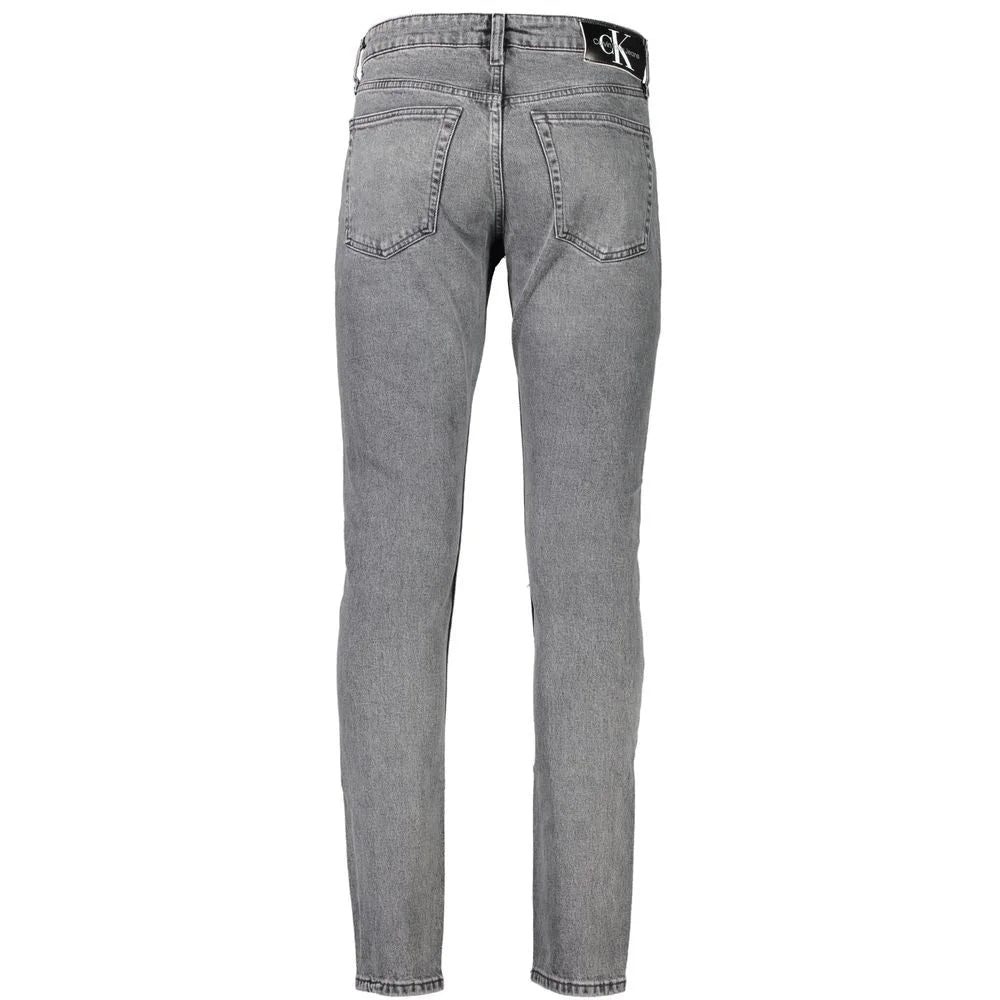 Calvin Klein Gray Cotton Men Jeans - Jeans