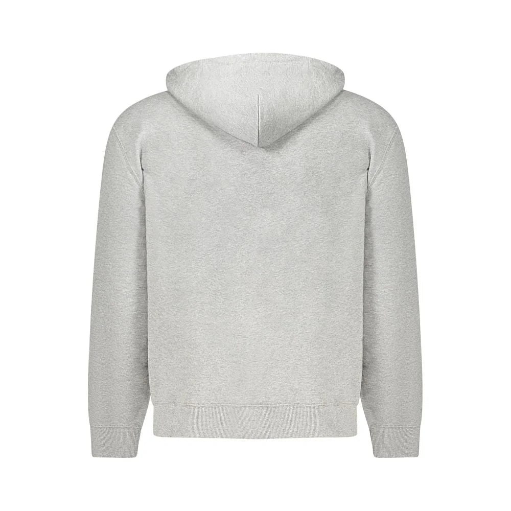 Calvin Klein Gray Cotton Mens Hooded Sweater - Hoodies