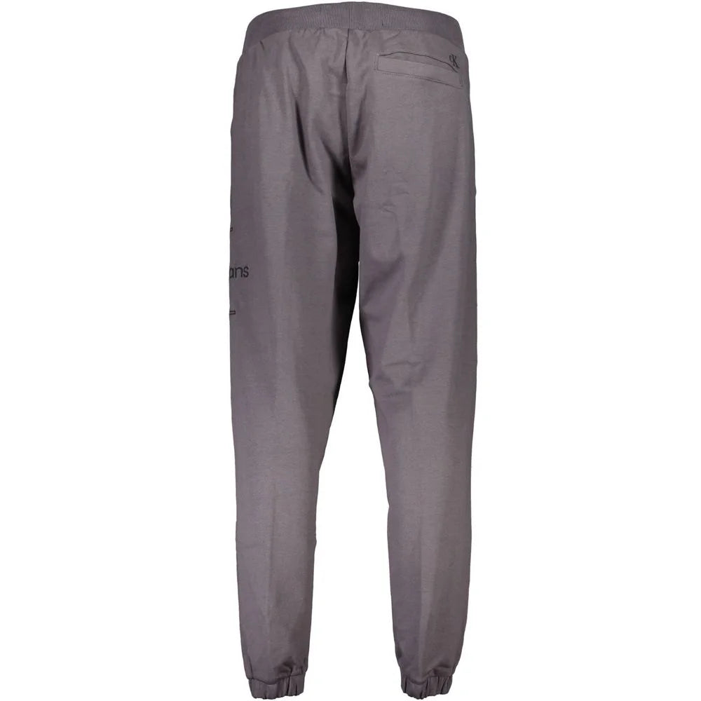Calvin Klein Gray Cotton Pant - Joggers