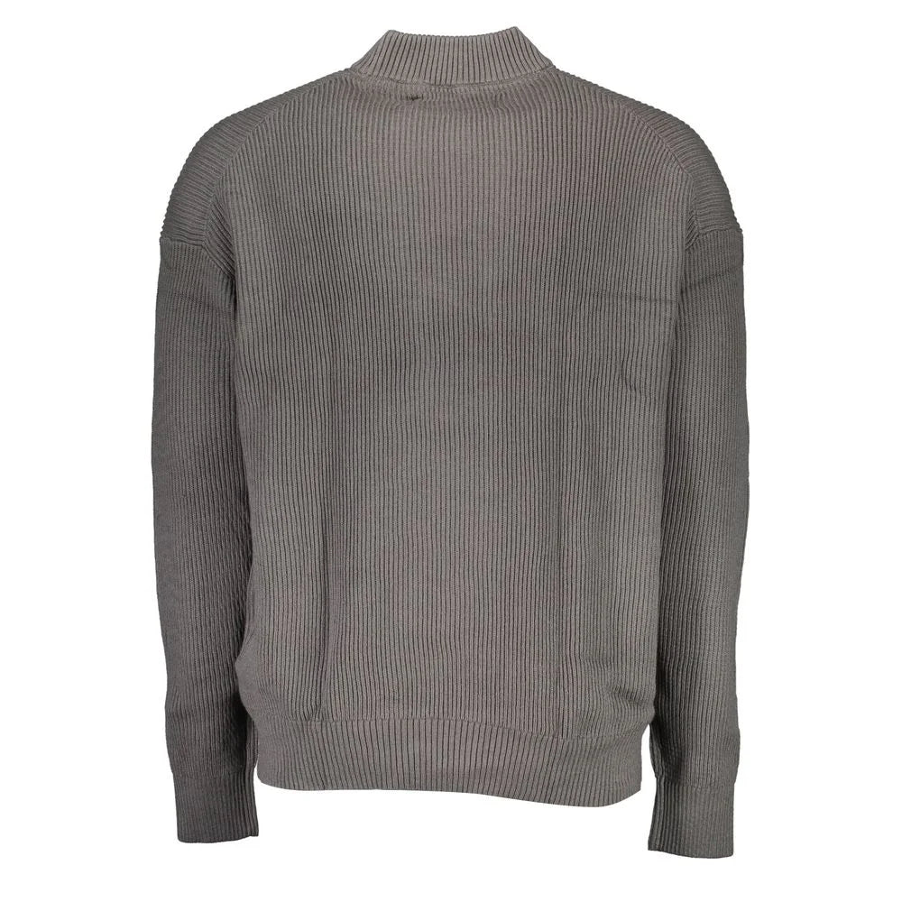 Calvin Klein Gray Cotton Sweater - XXL - Sweaters