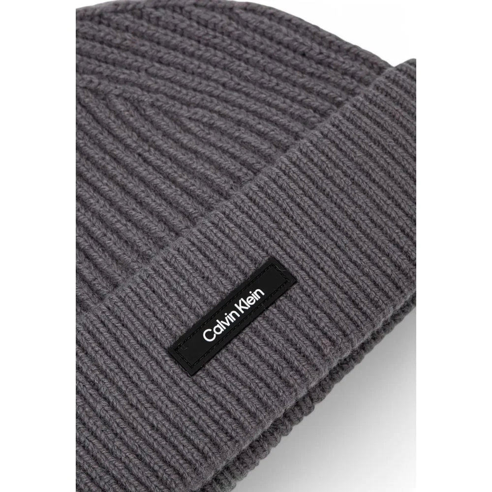 Calvin Klein Gray Organic Cotton Caps Baseball Hat - UNI
