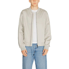 Calvin Klein Gray Organic Cotton Jackets & Coat