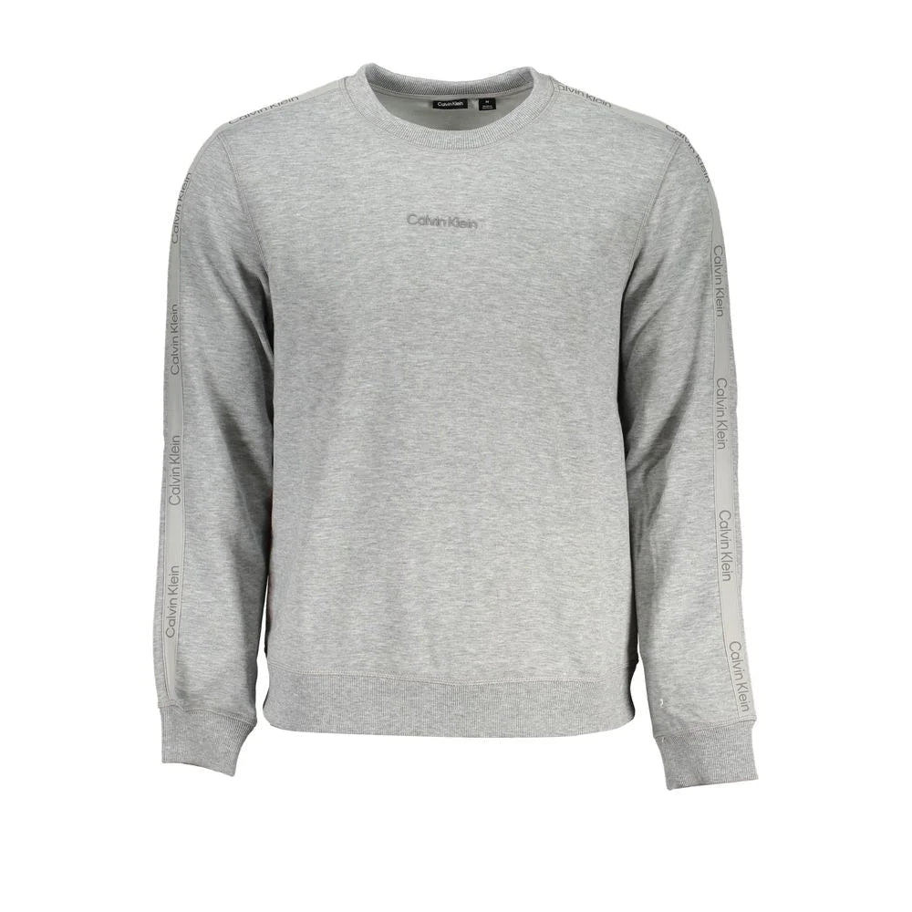 Calvin Klein Gray Polyester Men Sweater - Sweatshirts