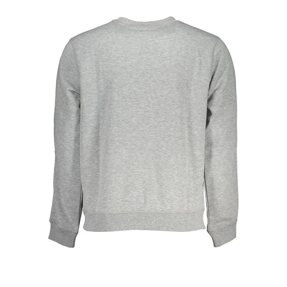 Calvin Klein Gray Polyester Men Sweater - Sweatshirts