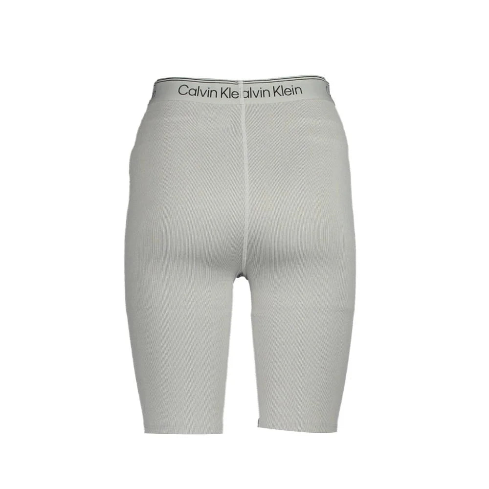 Calvin Klein Gray Polyester Pant - Shorts