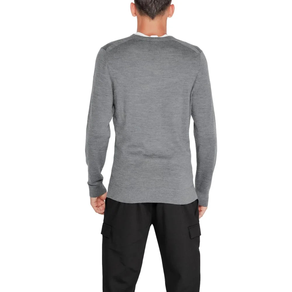 Calvin Klein Gray Recycled Wool Sportswear