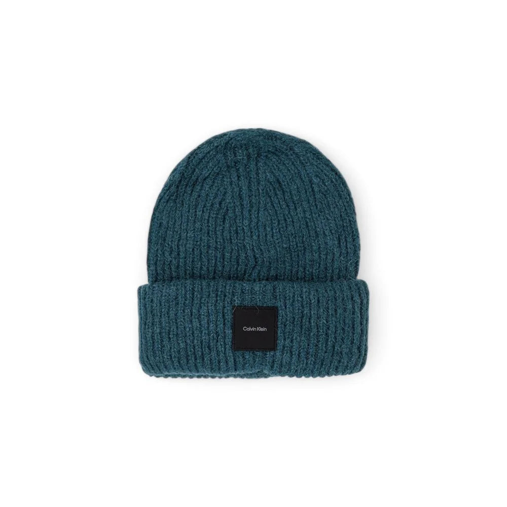 Calvin Klein Green Alpaca Leather Caps Baseball Hat - UNI
