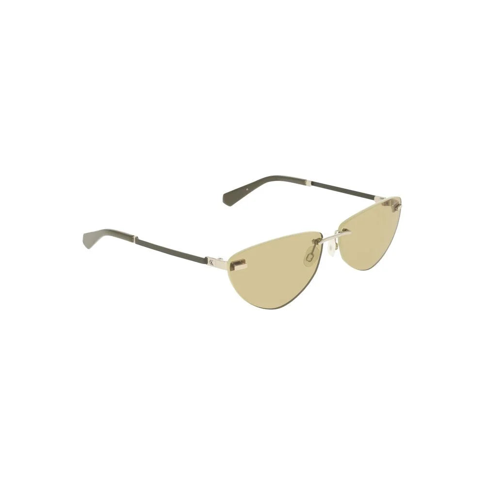 Calvin Klein Green Metal Women Sunglass - Sunglasses
