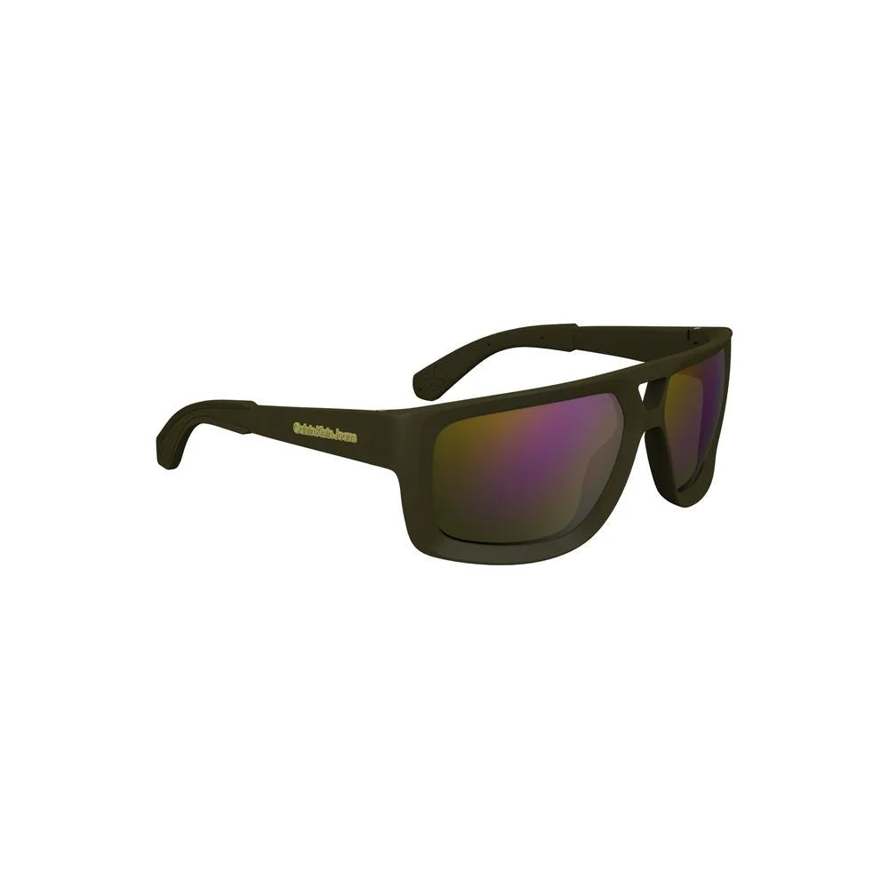 Calvin Klein Green Plastic Men Sunglass - Sunglasses