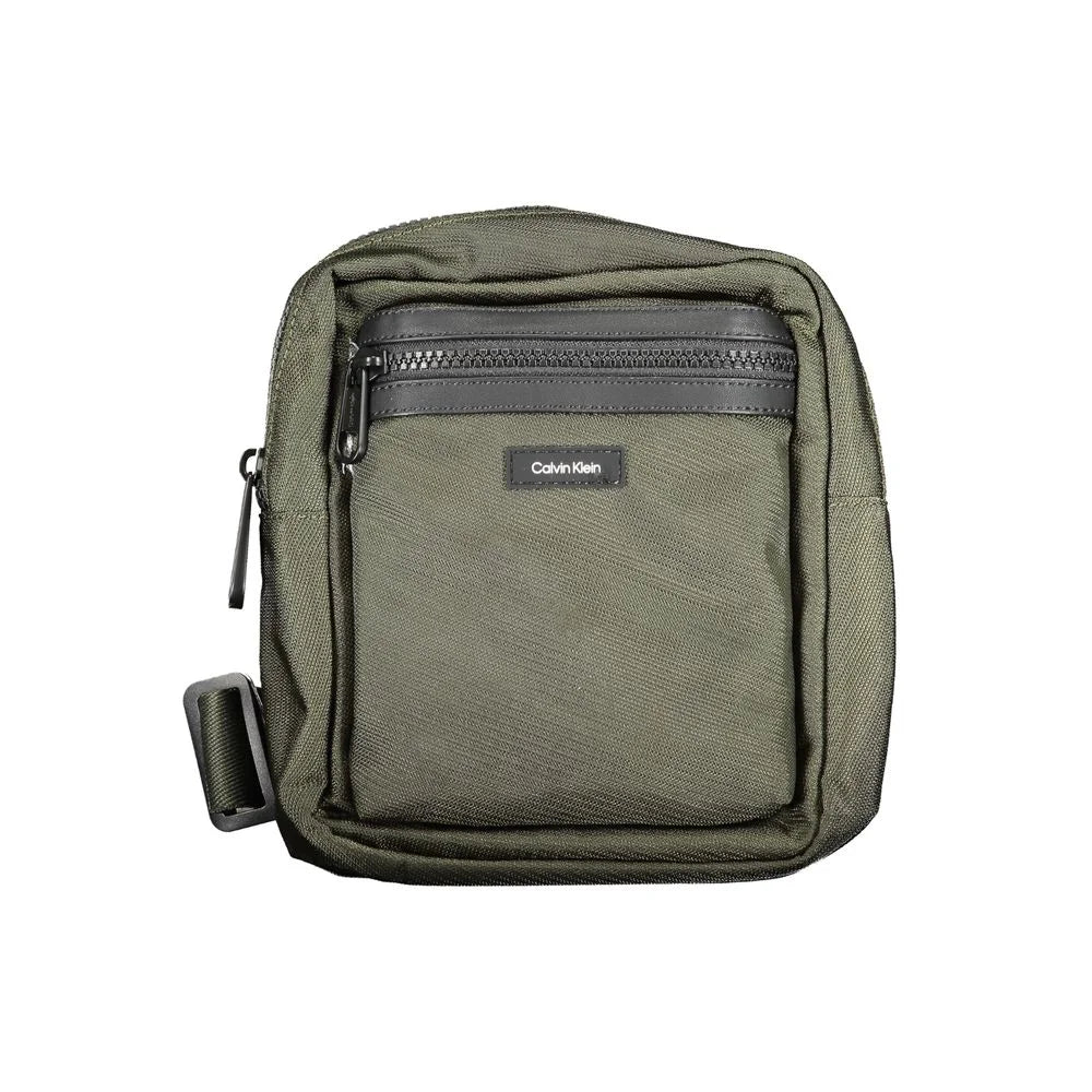 Calvin Klein Green Polyester Handbag - Cross Body Bags