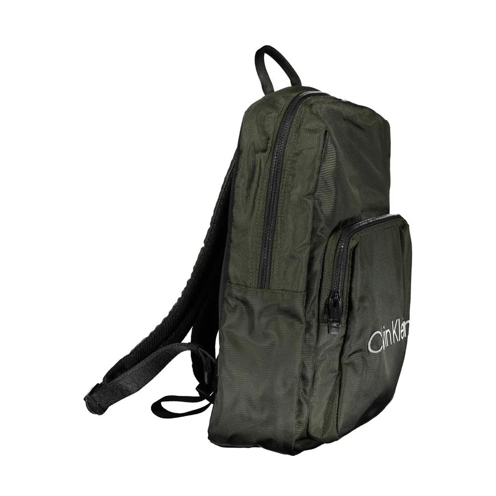 Calvin Klein Green Polyester Men Backpack - Laptop Backpacks