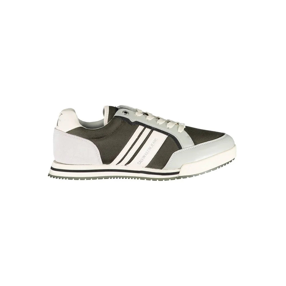 Calvin Klein Green Polyester Men Sneaker - Sneakers