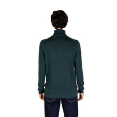 Calvin Klein Green Wool Turtleneck