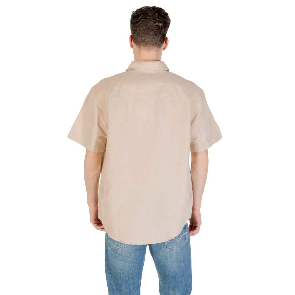 Calvin Klein Jeans Beige Linen Shortsleeve - IT48 | L