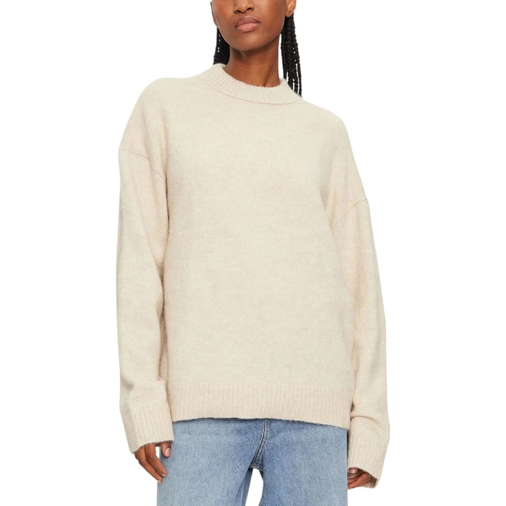 Calvin Klein Jeans Beige Polyester Sweater - XL