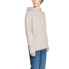 Calvin Klein Jeans Beige Recycled Cotton Hoody - IT54 | XXL