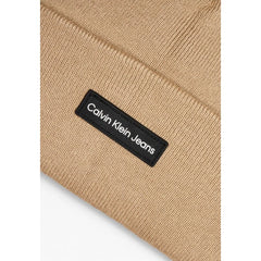 Calvin Klein Jeans Beige Recycled Polyester Caps Baseball Hat - UNI