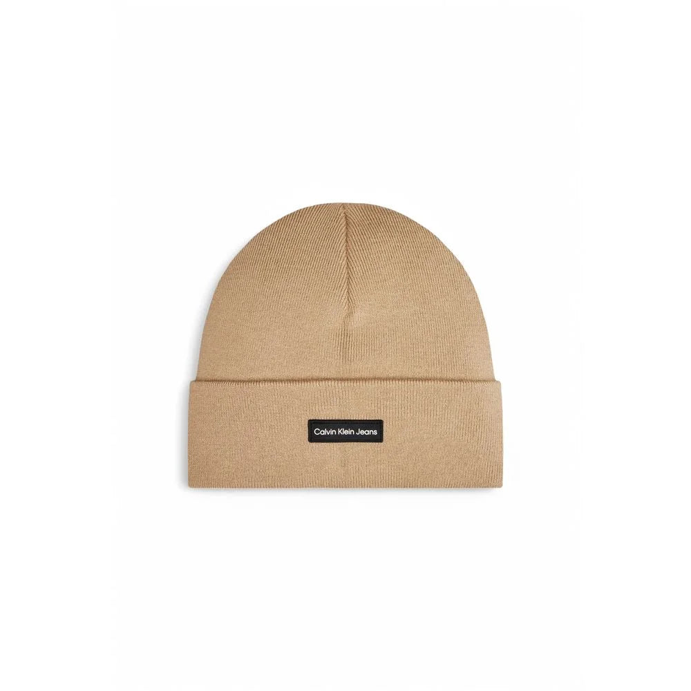 Calvin Klein Jeans Beige Recycled Polyester Caps Baseball Hat - UNI